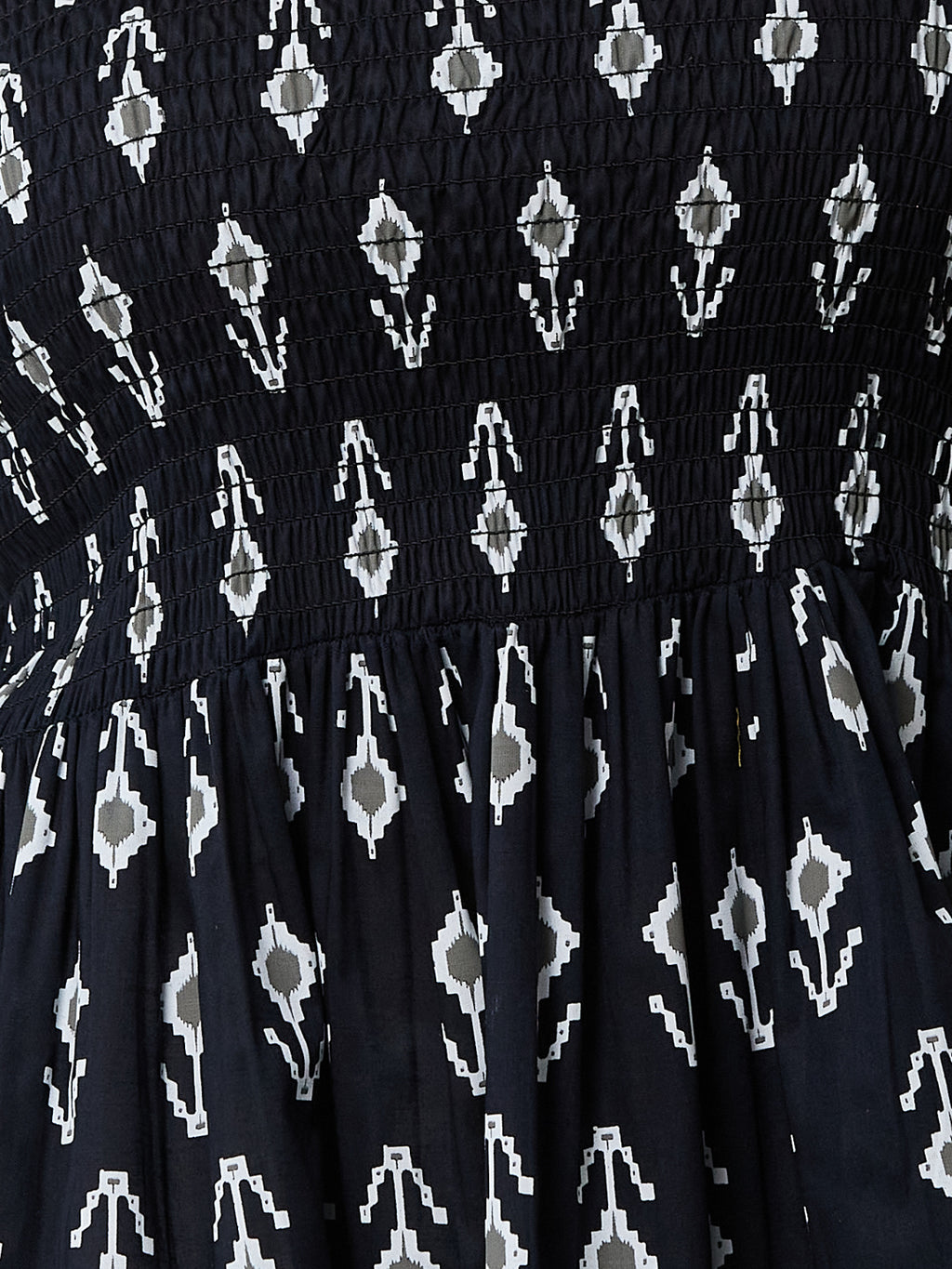 VASVI Women Cotton Printed Top, Black