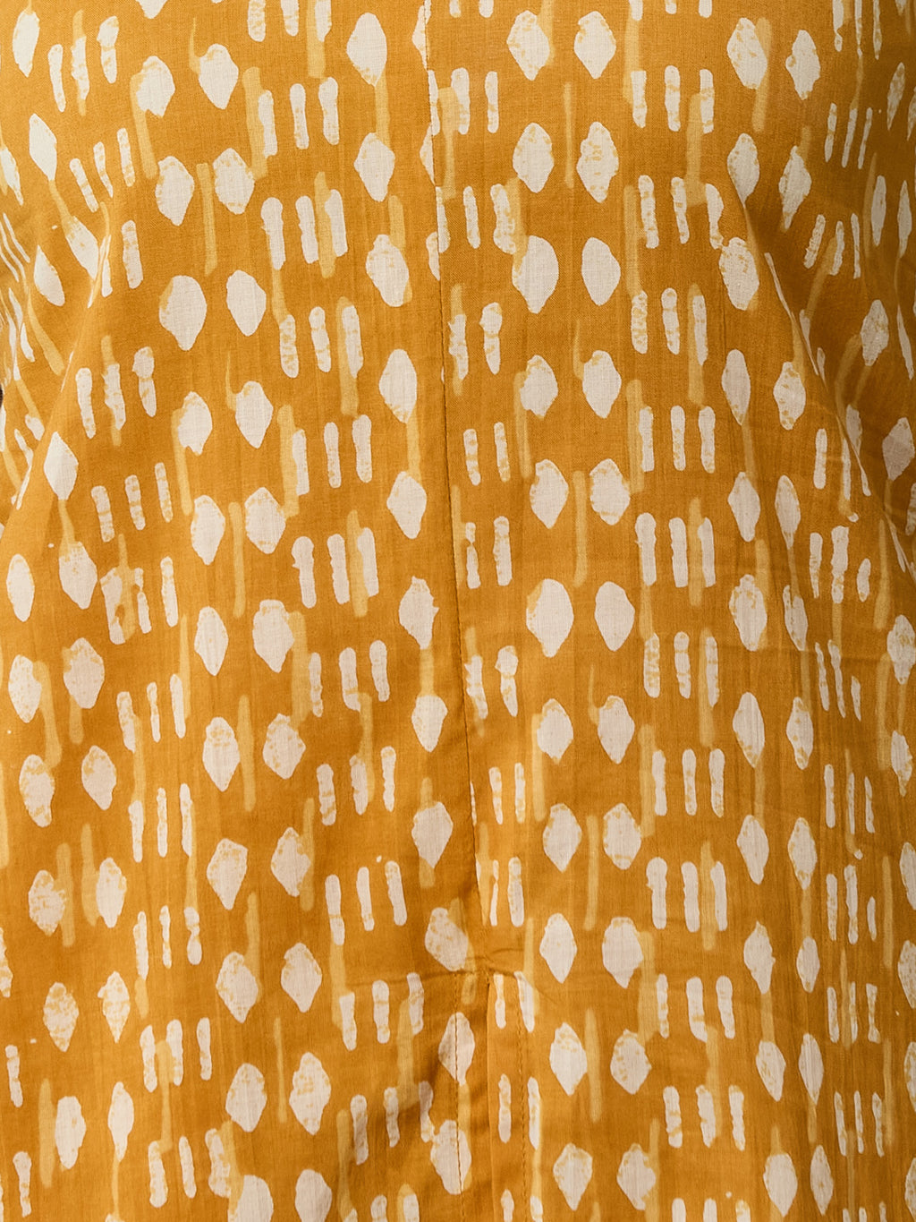 VASVI Women Cotton Absract Printed Co-ords Set, Mustard