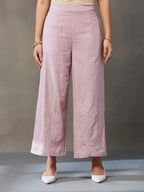 VASVI Women Cotton Solid Co-ords Set, Pink