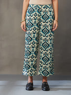 VASVI Women Cotton Prined Co-ords Set, Blue