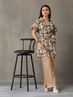 VASVI Women Cotton Floral Printed Top, Kashish