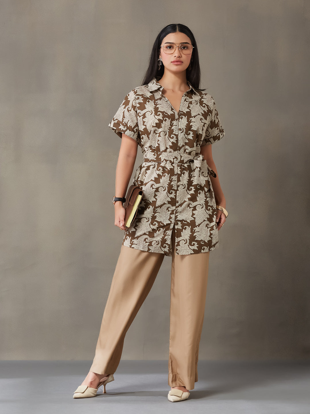 VASVI Women Cotton Floral Printed Top, Kashish