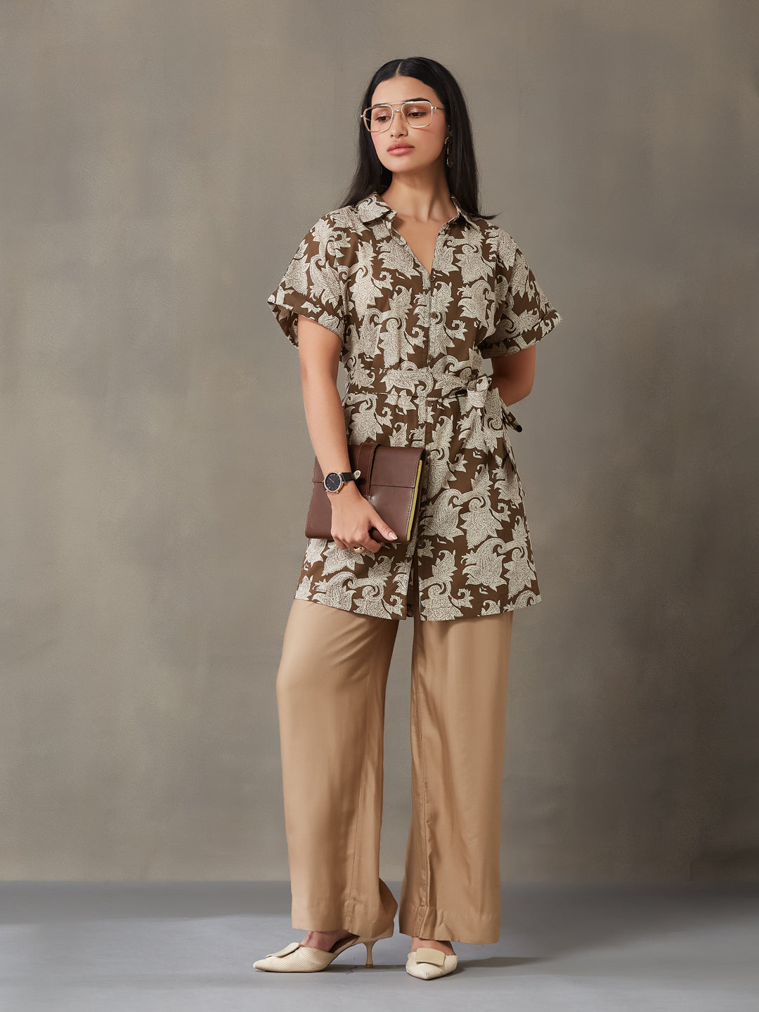 VASVI Women Cotton Floral Printed Top, Kashish