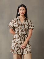 VASVI Women Cotton Floral Printed Top, Kashish