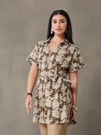 VASVI Women Cotton Floral Printed Top, Kashish