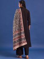 VASVI Women Pure Cotton Straight Kurta Trousers With Dupatta