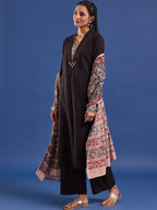 VASVI Women Pure Cotton Straight Kurta Trousers With Dupatta
