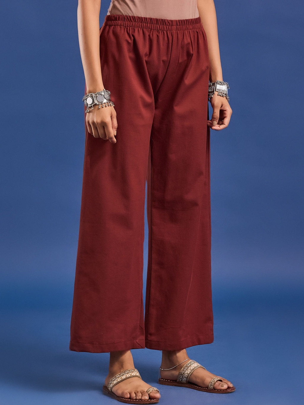 VASVI Cotton Straight Kurta & Trousers With Dupatta